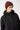 Langerchen Kurzparka für Frauen in Schwarz- Detail