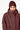 Langerchen Kurzparka für Frauen in Dunkelrot- Detail