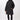 Langerchen Parka für Frauen in Schwarz-Outfit Front