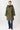 Langerchen Langer Parka für Frauen in Grün- Outfit Front