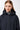 Langerchen Langer Parka für Frauen in Blau- Detail