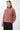 ISIKUL Strickpullover mit Stehkragen in mauve Vorderansicht