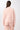 ISIKUL Strickpullover aus reine Bio-Wolle in Rosa Rückenansicht