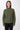 ISIKUL Strickpullover aus reine Bio-Wolle in dunkelgrün Vorderansicht
