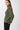 ISIKUL Strickpullover aus reine Bio-Wolle in dunkelgrün Seitenansicht