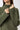 ISIKUL Strickpullover aus reine Bio-Wolle in dunkelgrün Detailansicht