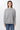 ISIKUL Oversized -Pullover aus Alpaka in grau Vorderansicht