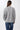 ISIKUL Oversized -Pullover aus Alpaka in grau Rückenansicht