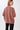 ISIKUL Oversized -Pullover aus Alpaka in mauve Rückenansicht