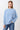 ISIKUL Oversized -Pullover aus Alpaka in hellblau Vorderansicht