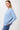 ISIKUL Oversized -Pullover aus Alpaka in hellblau Seitenansicht