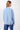 ISIKUL Oversized -Pullover aus Alpaka in hellblau Rückenansicht