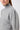 ISIKUL Stickpullover mit gerafften Ärmeln in grau Detailansicht 